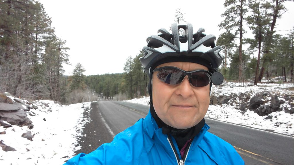 Yes that is snow. Just a few miles away from Flagstaff. 