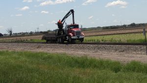 I also got a picture of the truck that rode and worked the rails. My inner Sheldon Cooper was satisfied.